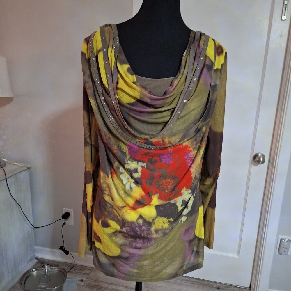 Claire France Blouse  1X